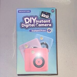 DIY Instant Digital Camera - Pink, Blue, Purple